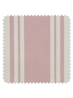 'Fabric By The Yard - Yorkshire Stripe - Ballet Slipper On Organic Twill