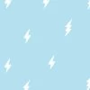 'Zeus Lightning' Wallpaper By Tea Collection - Baby Blue -Wall Decoration Store Zeus Lightning Baby Blue design