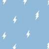 'Zeus Lightning' Wallpaper By Tea Collection - Cornflower