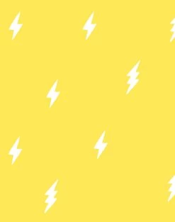 'Zeus Lightning' Wallpaper By Tea Collection - Daffodil