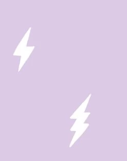 'Zeus Lightning' Wallpaper By Tea Collection - Lavender -Wall Decoration Store Zeus Lightning Lavender detail
