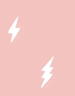 'Zeus Lightning' Wallpaper By Tea Collection - Pink -Wall Decoration Store Zeus Lightning Pink detail