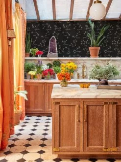 'Zodiac' Wallpaper By Lingua Franca- Black