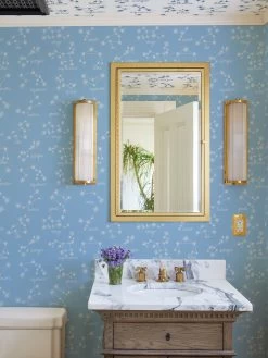 'Zodiac' Wallpaper By Lingua Franca- Blue