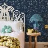 'Zodiac' Wallpaper By Lingua Franca- Midnight Blue -Wall Decoration Store Zodiac MidnightBlue RS