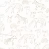 'Zoo Party' Wallpaper By Tea Collection - Ivory