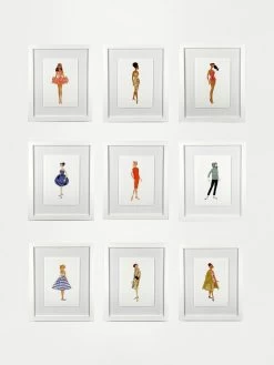 'Barbie™ Vintage Ballerina Framed Art 7 'Barbie™ Vintage Ballerina Framed Art -Wall Decoration Store barbie vintage ballerina framed art by artshoppe RS