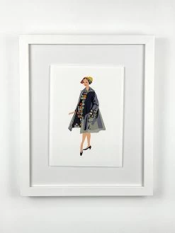 'Barbie™ Vintage Easter Parade Dress Framed Art