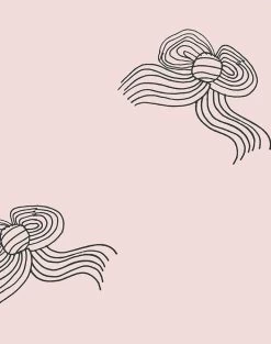 'Bows' Wallpaper By Clare V. - Charcoal Shell -Wall Decoration Store bows charcoal pink detail 16baa73c c5a0 4159 b0af 2d4f588c7c9f