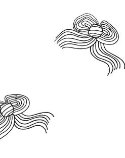 'Bows' Wallpaper By Clare V. - Onyx -Wall Decoration Store bows oynx detail b4ed8f13 f78c 42f1 bd11 090dbeeb3deb