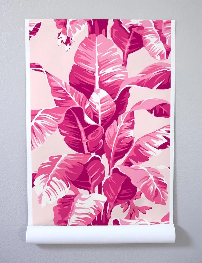 'Electric Palm' Wallpaper By Nathan Turner - Pink 6 'Electric Palm' Wallpaper By Nathan Turner - Pink - Image 4