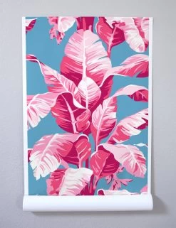 'Electric Palm' Wallpaper By Nathan Turner - Pool -Wall Decoration Store web ElectricPalm roll pool 700 x 910 jpeg